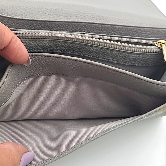 FURLA Gray Leather Long Wallet - Picture 15 of 15